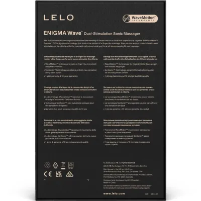 Vibrátor na bod G a klitoris LELO ENIGMA Wave, černý - obrázek 5