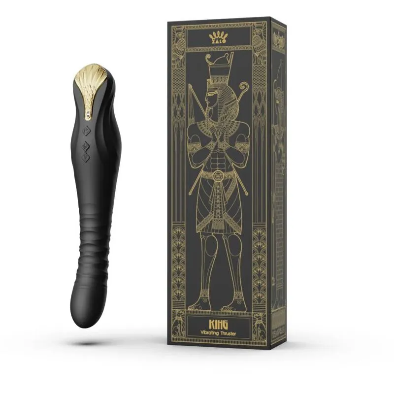 Přirážecí vibrátor ZALO King s ovládáním přes aplikaci, černý - obrázek 9