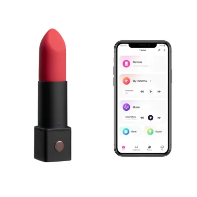 Minivibrátor ve tvaru rtěnky Lovense Exomoon ovládaný aplikací, růžový - obrázek 9