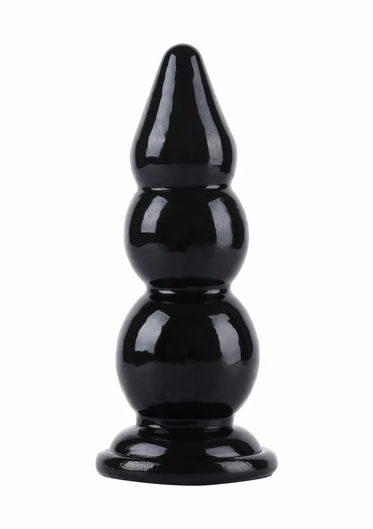 Anální kolík Hidden Desire Extreme Buttplug Balls XXL, 23 cm, černý - obrázek 2