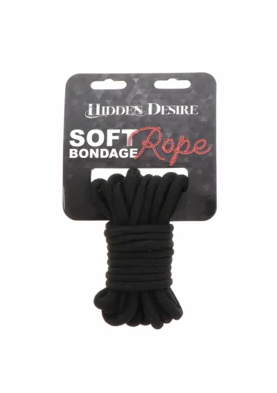 Bondage lano Hidden Desire z polypropylenu, 5 m, černé - obrázek 2