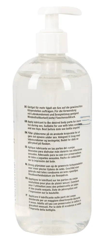 Anální lubrikační gel Just Glide Anal na vodní bázi, 500 ml - obrázek 3