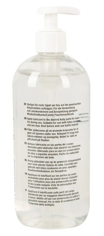 Anální lubrikační gel Just Glide Anal na vodní bázi, 500 ml - obrázek 3