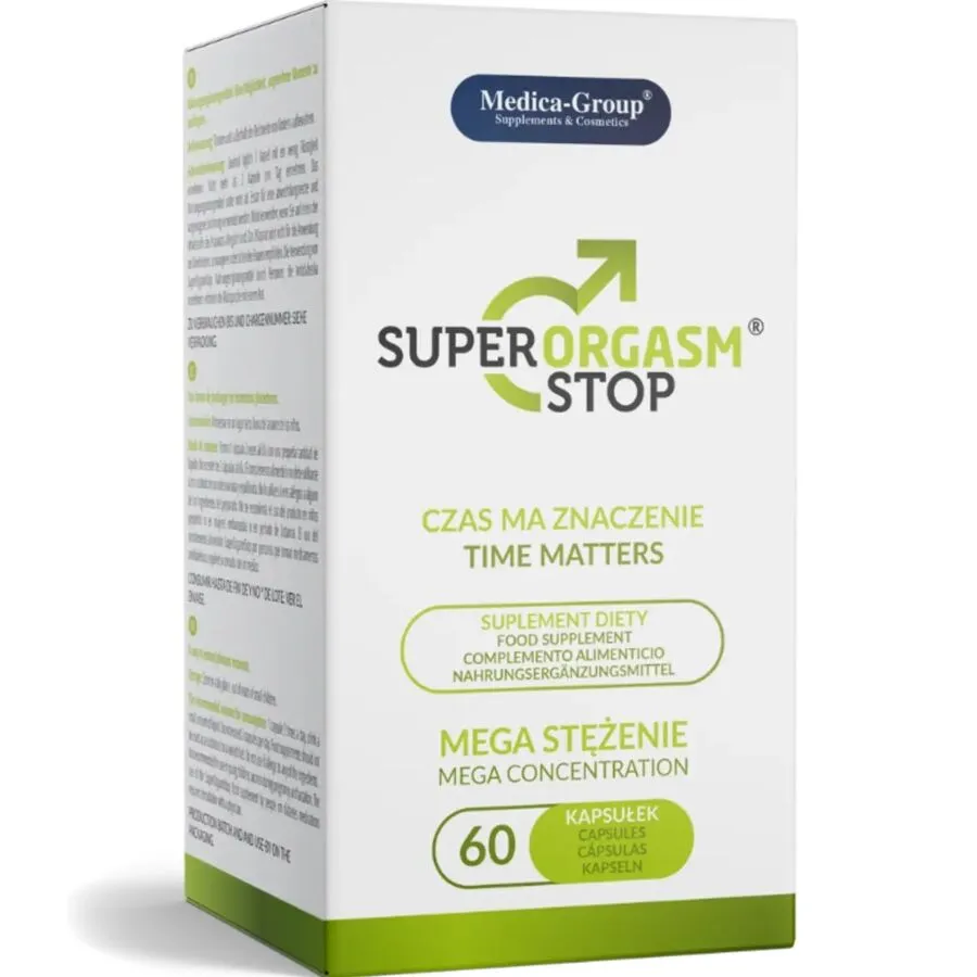 Kapsle na oddálení ejakulace Propharma Super Orgasm Stop, 60 ks - obrázek 2