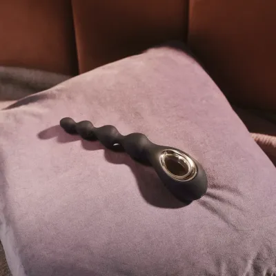 Vibrační anální kuličky LELO Soraya Beads, černé - obrázek 2