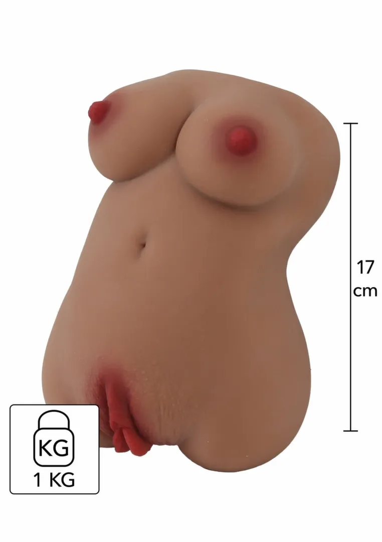 Masturbátor Bangers by Hidden Desire Tight Chubby z TPE, 16 cm, tělový