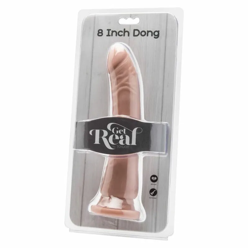 Realistické dildo Get Real, 20,5 cm, tělové - obrázek 2