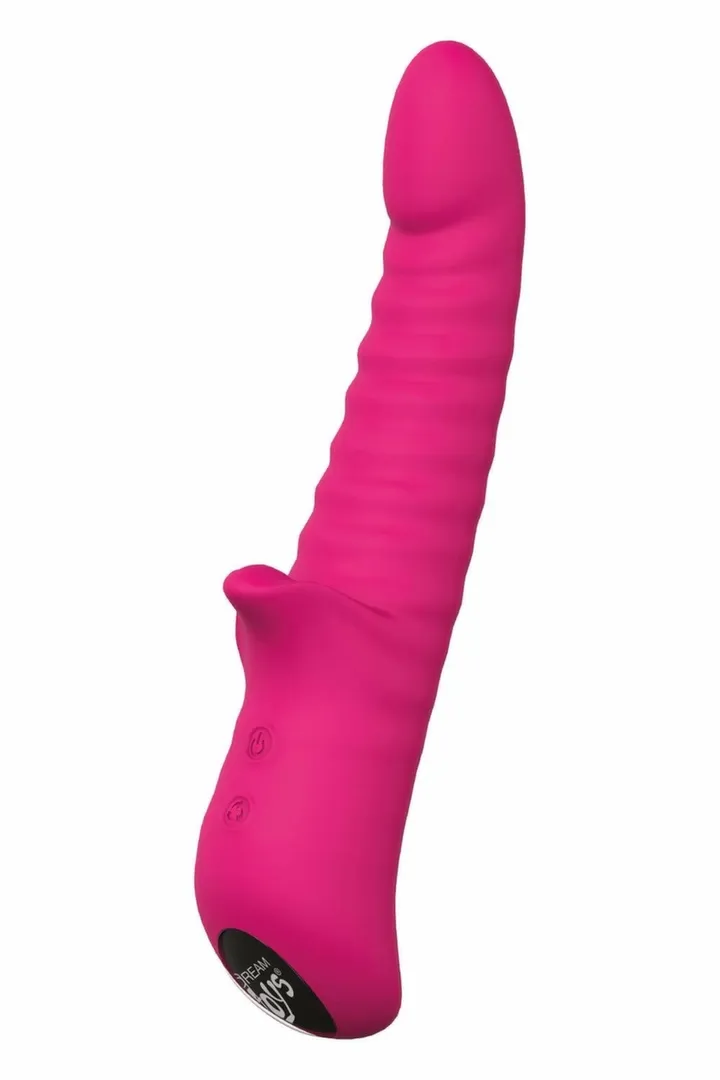Rabbit vibrátor Dream Toys Essentials Honey Bear s rotací, nabíjecí, purpurový - obrázek 3