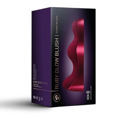 Vibrátor na bod G a k sezení Rocks-Off Ruby Glow Blush s ovladačem, červený - obrázek 10