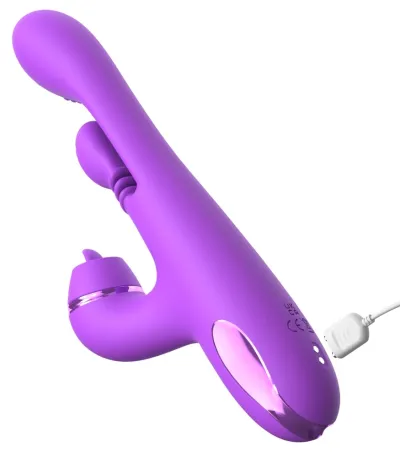 Rabbit vibrátor Fantasy For Her IntiMotion Pulse Pro Vibe, fialový, 24,1 cm - obrázek 7