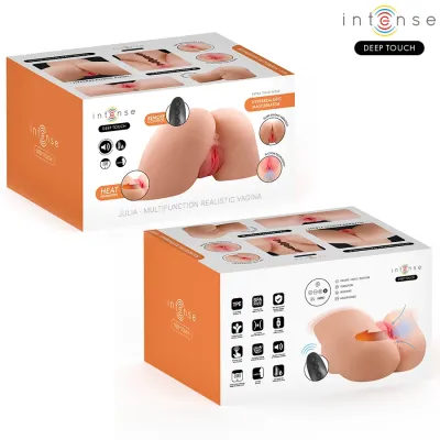 Umělá vagína INTENSE Deep Touch Julia s vibracemi, sáním, ohřevem a hlasem, 9 kg - obrázek 10