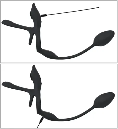 Vibrační systém pro páry Couples Choice RC Multi Function 5 v 1, černý - obrázek 8