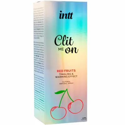 Stimulační sprej na klitoris INTT Clit Me On, červené ovoce, 12 ml - obrázek 2