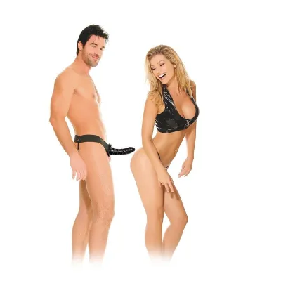 Dutý strap-on Fetish Fantasy Series Black Dream, 15 cm, černý - obrázek 3