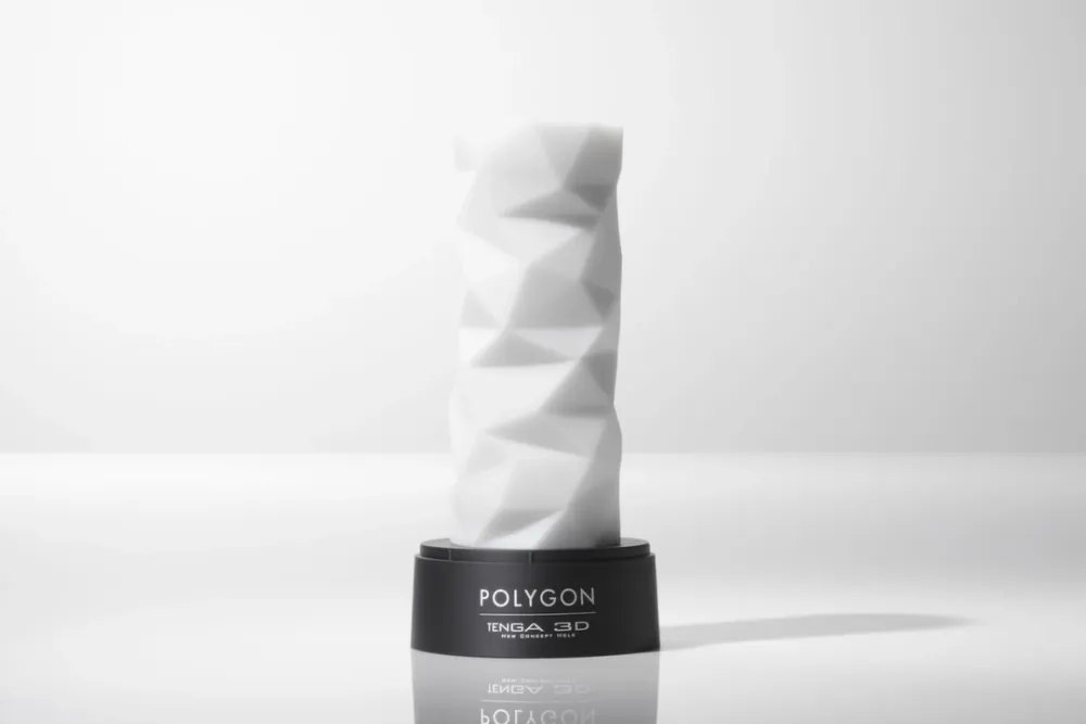 Masturbátor Tenga 3D Polygon, bílý - obrázek 2