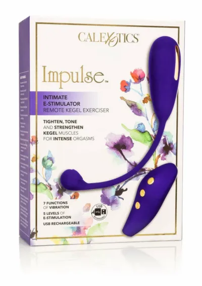 Posilovač pánevního dna CalExotics eStim Remote Kegel Exerciser, fialový - obrázek 3