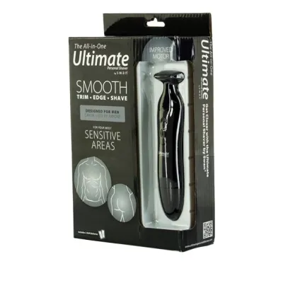 Pánský zastřihovač Swan Ultimate Personal Shaver, sada s nástavci a šablonami - obrázek 2