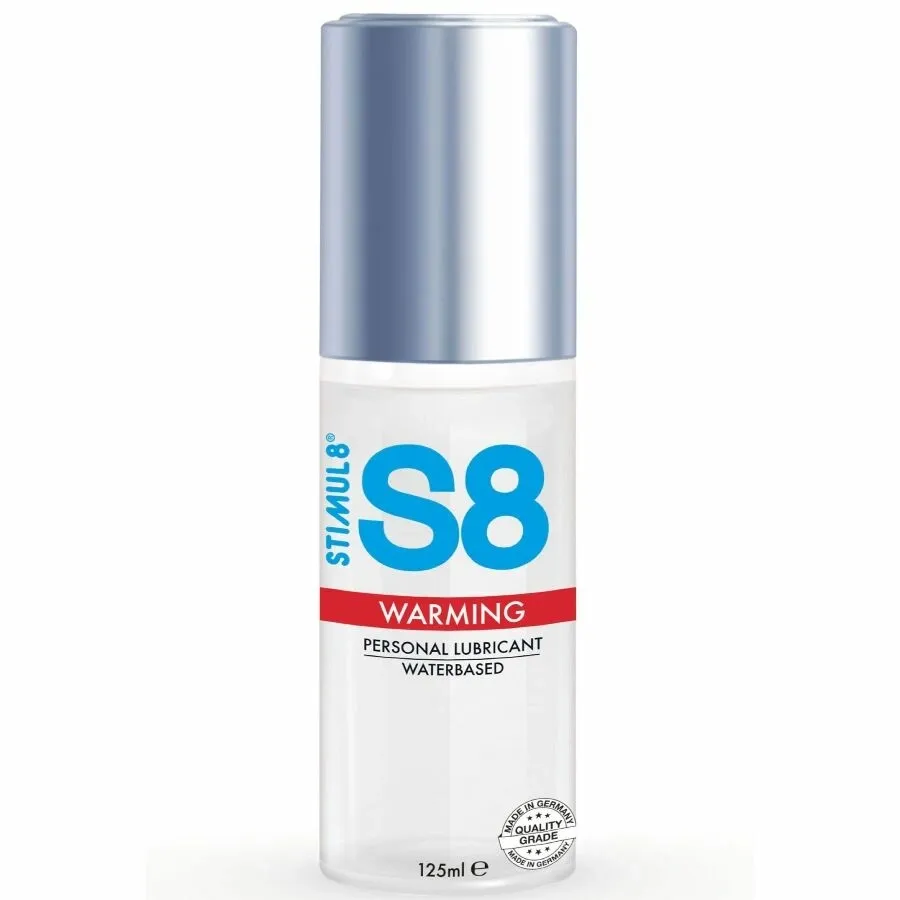 Hřejivý lubrikační gel Stimul8 S8 Heat Effect, na vodní bázi, 125 ml