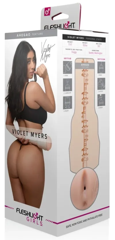 Masturbátor Fleshlight Girls Violet Myers Ahegao Butt, 25 cm