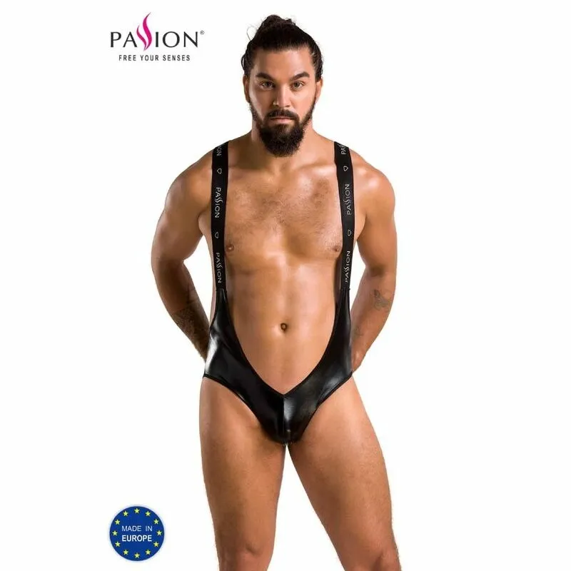 Pánské body Passion 027 Bruno, černé, S/M