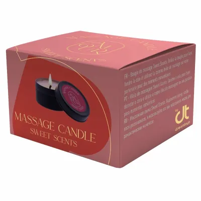 Masážní svíčka AMOUR Sweet Scents se sladkou vůní, sójový vosk, 30 g