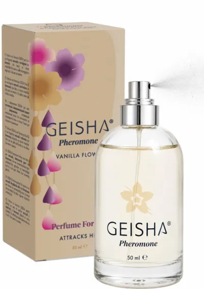 Parfém s feromony pro ženy GEISHA For Her, Vanilla Flower, 50 ml
