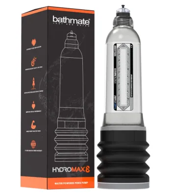 Vakuová pumpa na penis Bathmate Hydromax8, průhledná, 23 cm - obrázek 2