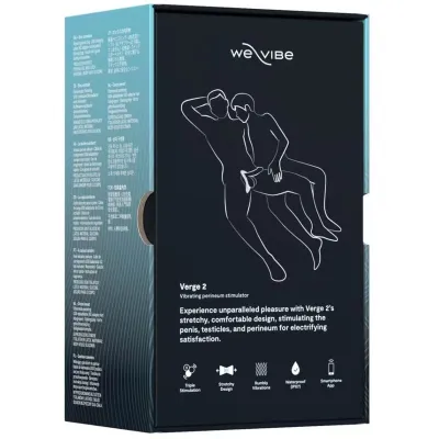 Vibrační erekční kroužek We-Vibe Verge 2 s aplikací, černý - obrázek 18