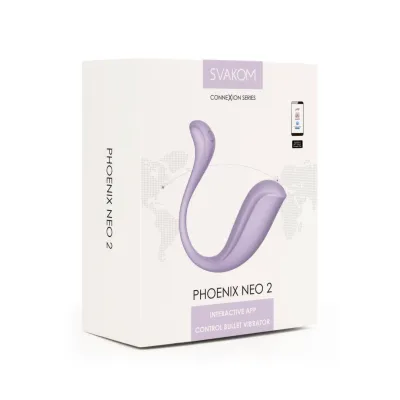Minivibrátor Svakom Phoenix Neo 2 s aplikací, nabíjecí, levandulový - obrázek 7