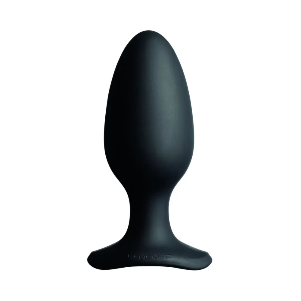 Vibrační anální kolík Lovense Hush 2 L ovládaný aplikací, 57 mm, silikon, černý