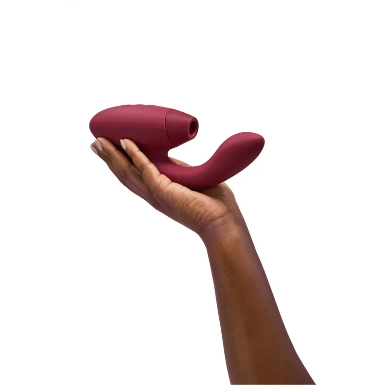 Rabbit vibrátor s tlakovým stimulátorem klitorisu Womanizer Duo 2, bordó - obrázek 7