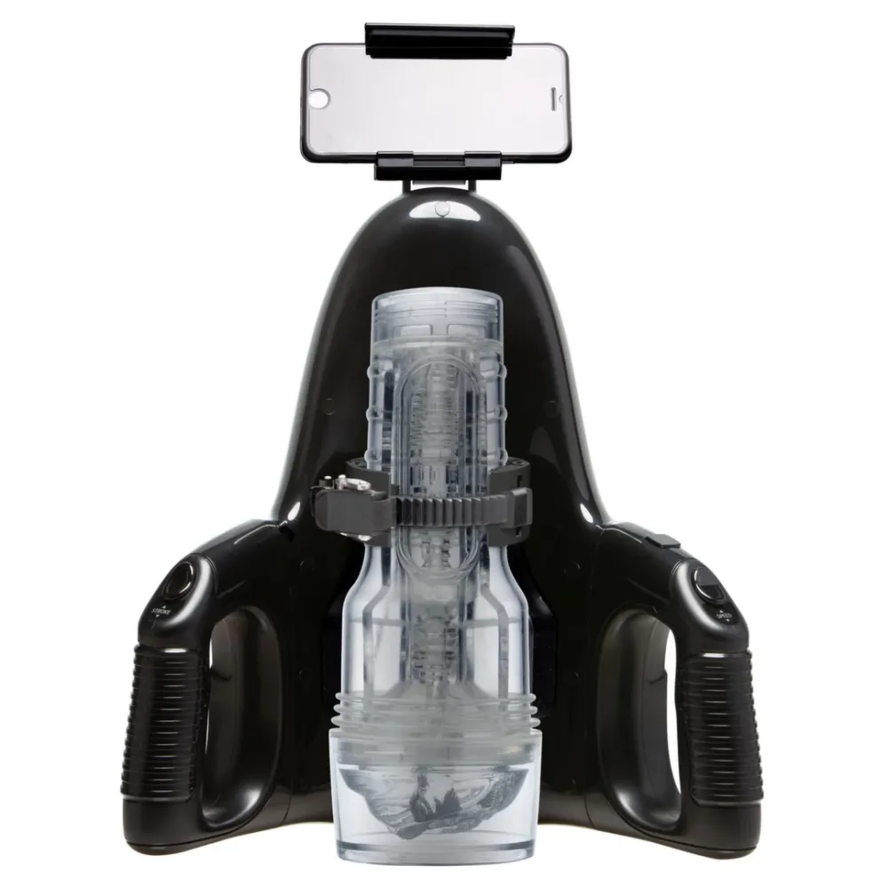 Automatický přístroj Fleshlight Universal Launch pro masturbátory, s držákem na telefon - obrázek 3