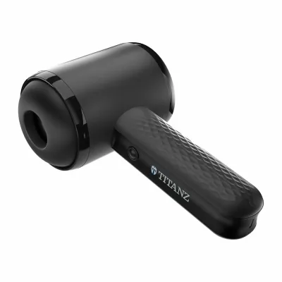 Automatický masturbátor Titanz Thrusting Blow Gun s přirážením a vibracemi, černý - obrázek 2