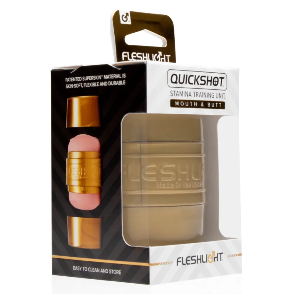Masturbátor Fleshlight Quickshot Stamina Lady & Butt se dvěma vstupy - obrázek 7