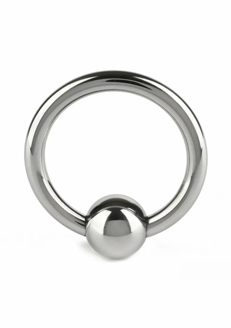 Mr. Steel nerezový erekční kroužek s kuličkovým zapínáním 40 mm - obrázek 6
