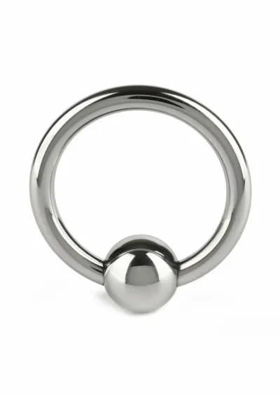 Mr. Steel nerezový erekční kroužek s kuličkovým zapínáním 40 mm - obrázek 6