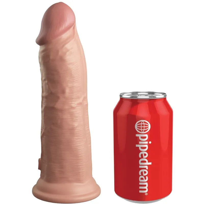 Realistické silikonové dildo King Cock Elite s přísavkou, 20,3 cm, světlé
