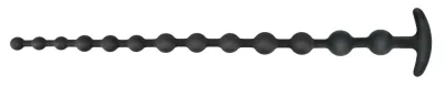 Anální kuličky Black Velvets, ohebné, silikonové, 13 kuliček, 50 cm - obrázek 3