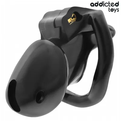 Klec cudnosti Addicted Toys Locked Midnight Cell, velikost S, černá - obrázek 2