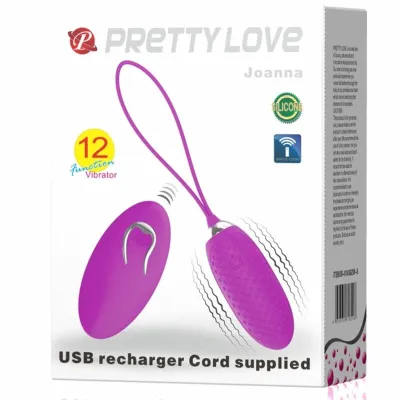 Vibrační vajíčko s dálkovým ovládáním Pretty Love Joanna, 12 režimů, růžové - obrázek 8
