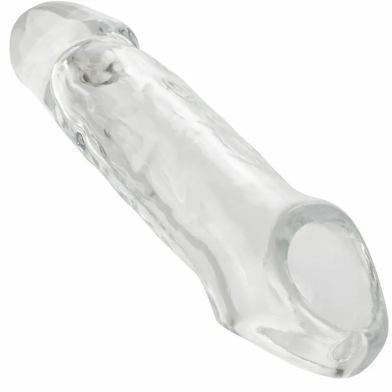Návlek na penis CalExotics Performance Maxx Clear Extension, průhledný, 19 cm