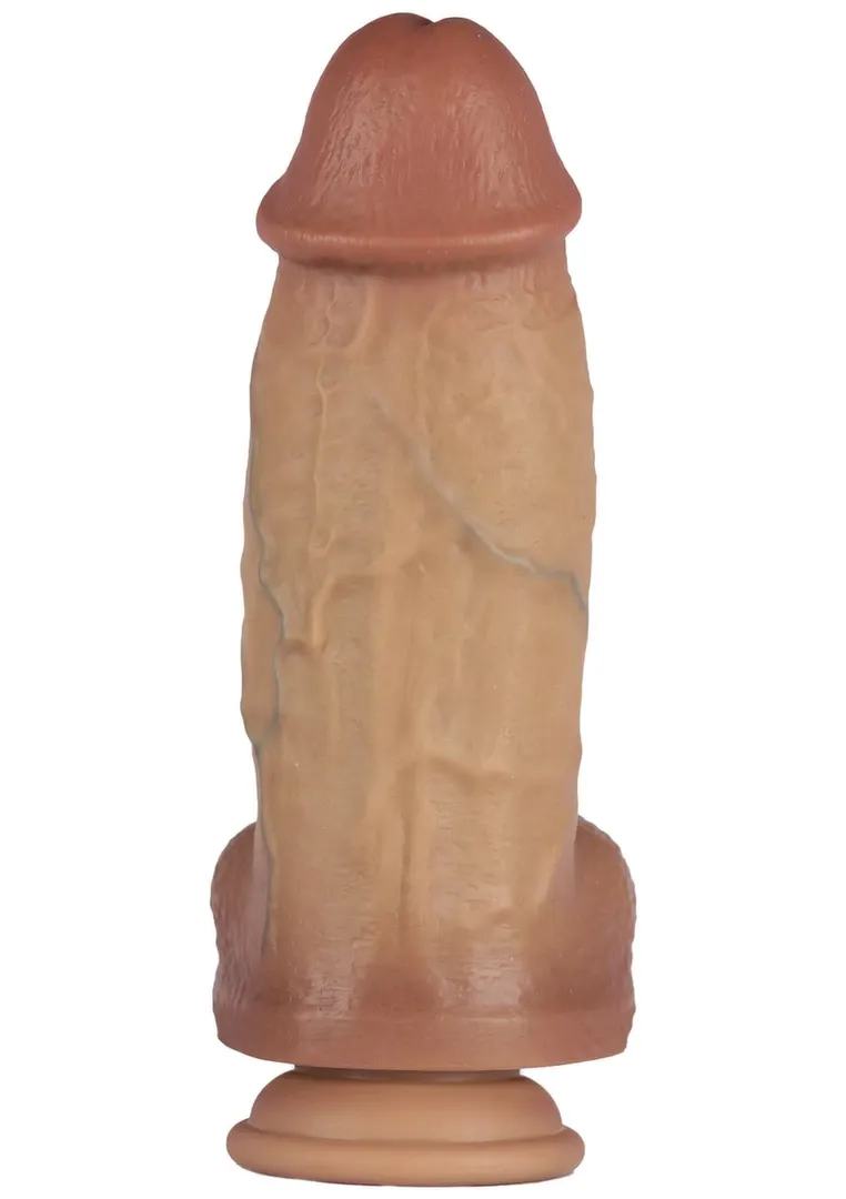 Realistické silikonové dildo Inferno by Hidden Desire, dvouvrstvé, tělové, 20 cm - obrázek 5