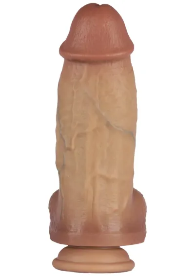 Realistické silikonové dildo Inferno by Hidden Desire, dvouvrstvé, tělové, 20 cm - obrázek 5
