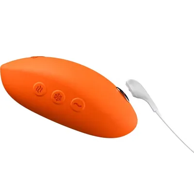 Hřejivý a chladivý vibrátor We-Vibe Temp, mandarinkově oranžový - obrázek 9
