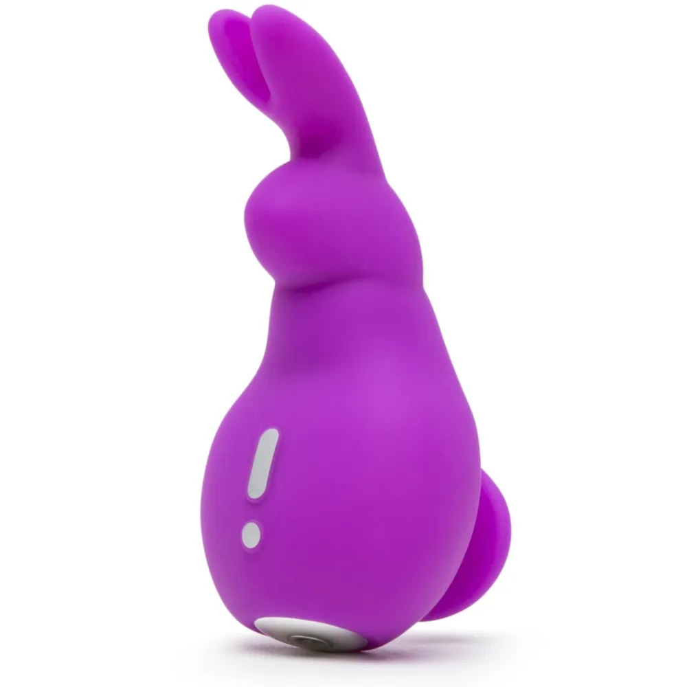 Vibrátor na klitoris Happy Rabbit Mini Ears, nabíjecí, fialový, 11,4 cm