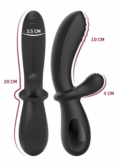 Vibrátor na bod G s elektrostimulací She.E.O eStim, silikon, růžový - obrázek 5
