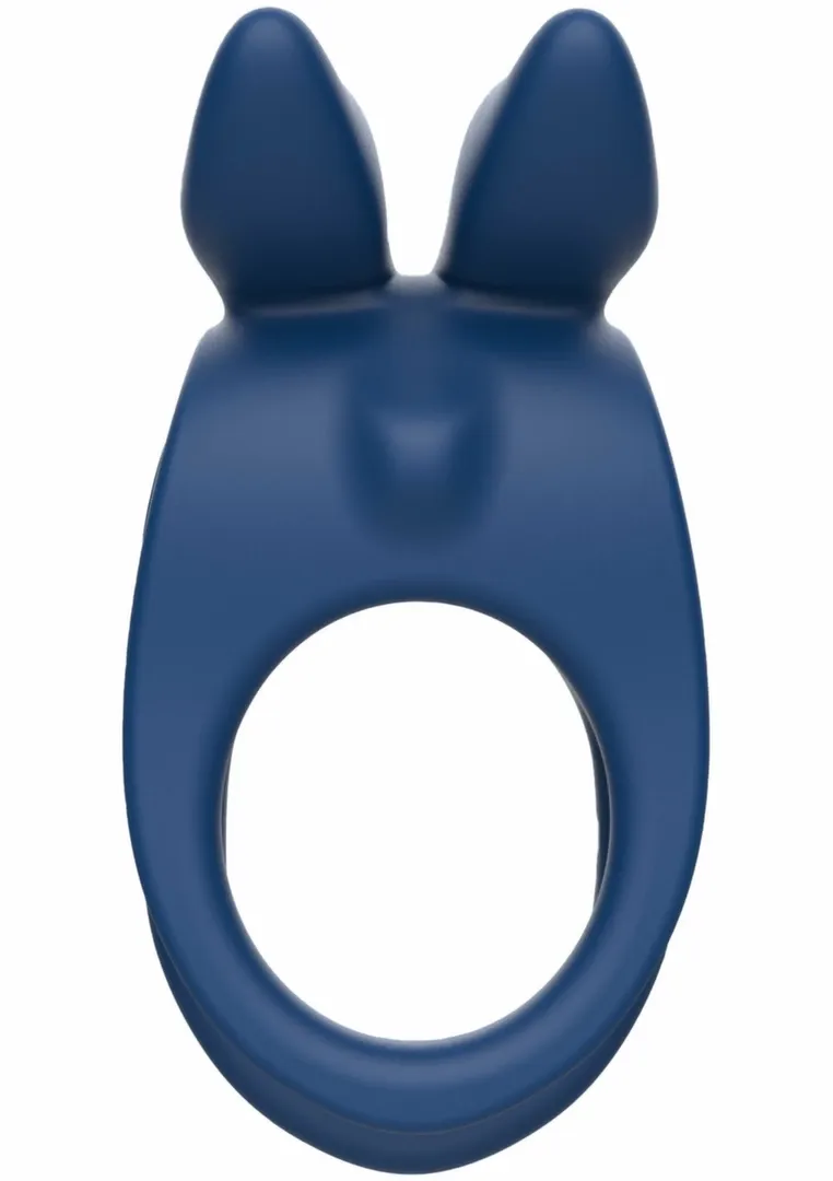 Vibrační erekční kroužek Playhouse Fierce Rabbit Ring s dálkovým ovládáním, černý - obrázek 2