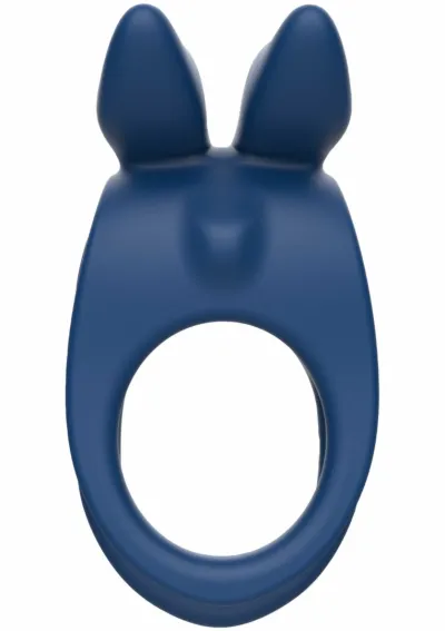 Vibrační erekční kroužek Playhouse Fierce Rabbit Ring s dálkovým ovládáním, černý - obrázek 2