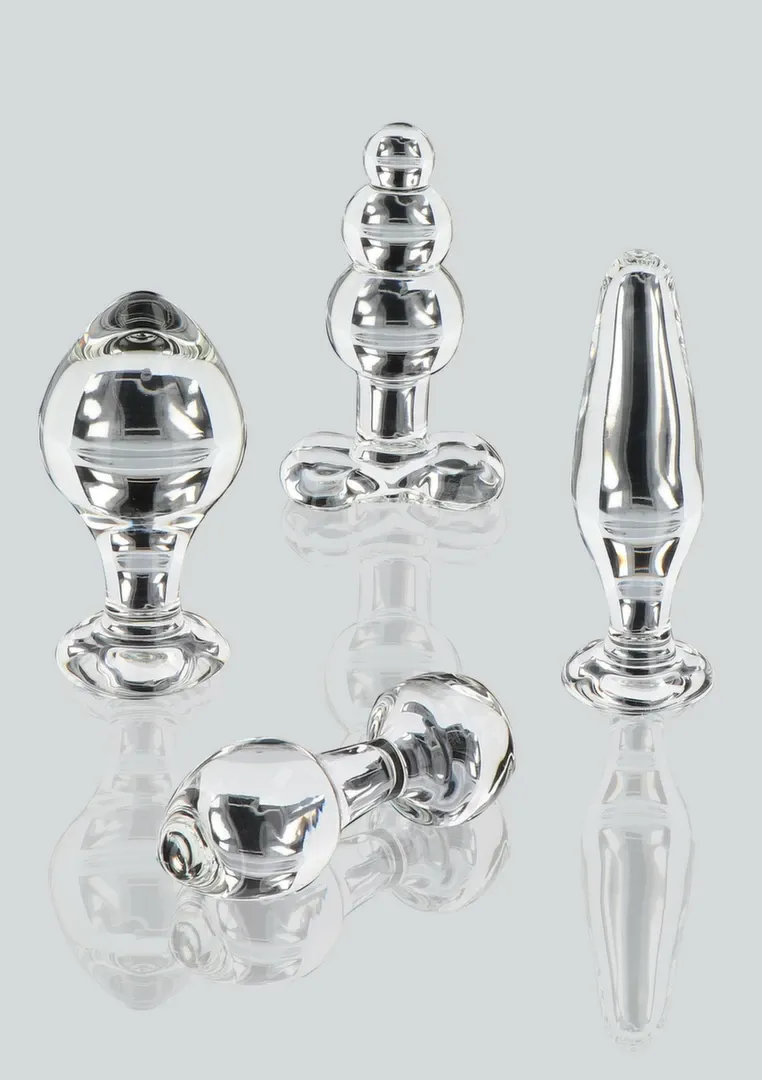 ToyJoy Glass Worxx Star Sparkler skleněný anální kolík čirý - obrázek 7