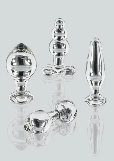 ToyJoy Glass Worxx Star Sparkler skleněný anální kolík čirý - obrázek 7